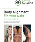 Body Alignment Pain Fix At Home Or On The Go An Interactive Video Book cover with people demonstrating exercises.