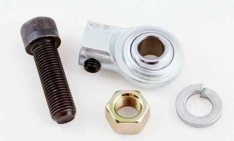 Heavy Duty Clutch Rod Repair Kit Featuring 6061 T6 Billet Aluminum Heim Joint For Ford Super Duty with bolt, nut, and washer.