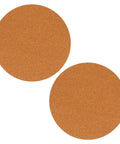 Round Cork Coasters And Pot Saucers 2 Pack For Drinks And Plants, Absorbent Natural Cork Pads With No Mess No Fuss, Scratch Prevention, Reusable And Easy Maintenance For Patio And Diy Crafts. Two round natural cork pads