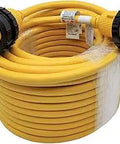 Heavy Duty Marine And RV Shore Power Extension Cord 100 Ft NEMA L5 30 Twist Lock 30A with Seal Collar Yellow