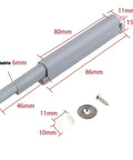 Push To Open Cabinet Catches With Magnetic Latch 20 Pack Quiet Close Invisible Handle Easy Install, dimensions labeled.
