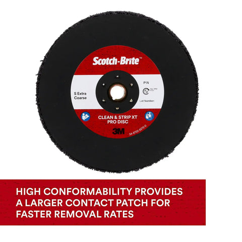 SiC Extra Coarse Pro Disc For Metal Quick Rust Paint And Coating Removal With Reengineered Fiber No Cap Purple Disc