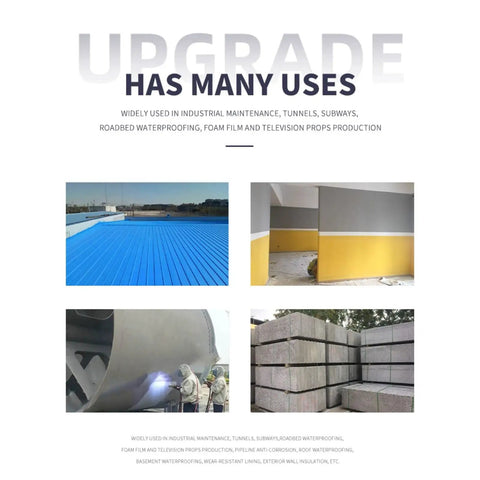 Get Pro Polyurethane Spray Foam Gear With Adjustable Flow Control For Easy Insulation, industrial application areas and uses.