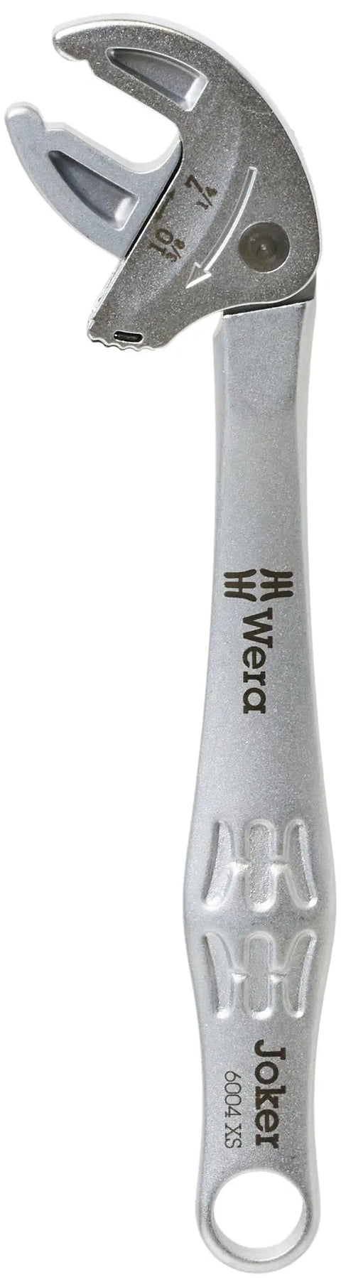 Joker XS Self Setting Spanner 6004 Pro Grade Workhorse with Auto Grip and Lever Lock, 117mm length, silver finish.