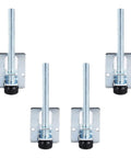 Heavy Duty Adjustable Leveling Feet For Furniture And Cabinets, 4 Pack Swivel Levelers In Corrosion Resistant Steel, Easy To Install, Ideal For Shelving Units, Wardrobes, Benches, Beds, Bookcases And More.