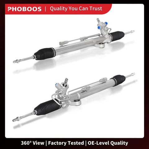 Drop In Replacement Hydraulic Power Steering Rack And Pinion Assembly For Honda Odyssey 2007 2008 2009 2010 V6 3.5L Direct Bolt On Fit New Unit Leak Proof Ref 262747