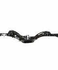 Side view of Gold Rush V2 Carbon Fiber LCG Chassis Kit For Axial SCX10 II Capra 1.9 UTB And Other DIY One Tenth RC Crawlers.