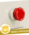 2 Pack Transparent Switch Safety Guard Covers for Laundry Machines Emergency Start Button Protectors with Clear View