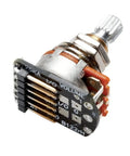 Split Shaft 25K Volume Potentiometer for Electric Guitars with smooth turn, easy installation, and tone control upgrade