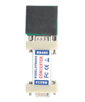 RS232 To RS485 Converter Adapter Dead Simple Serial Bridge For Industrial Automation view from above showing connector and components.
