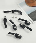 Zipper Pull Repair Kit For Clothing Backpacks Tents And Outdoor Gear Durable Black Plastomer Pulls For No Hassle Quick Replacement On Camping Travel