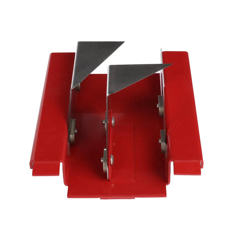 Heavy Duty 1.5 Inch Duct Board Cut Off Tool With Heat Treated Stainless Steel Blades And Steel Sled Frame Built Like A Tank To Slice Fiberglass Straight Through For Pro Hvac Crews Wanting Clean Squared Seals Without The Fray