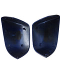 Rad Blue Pair For Left And Right Side Mirror Lower Covers Snap Tight In Place For Your Tesla Model 3 2017 Through 2021, interior view of mirror covers.