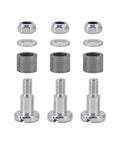 Top Shelf 3 Pack Trimmer Head Shoulder Bolt Kit parts including steel bolts, nuts, and bushings for Stihl tools.