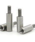 Top Dog Ten Pack M3 And M4 304 Stainless Steel Round Standoff Spacers Male To Female Hex Screws for PC Builders and Tech Mods, showing standoff spacers.
