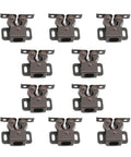 Sturddy Double Ball Roller Catches For Kitchen Cabinets 10 Pack Self Locking Spring Hinge Latches displayed from above