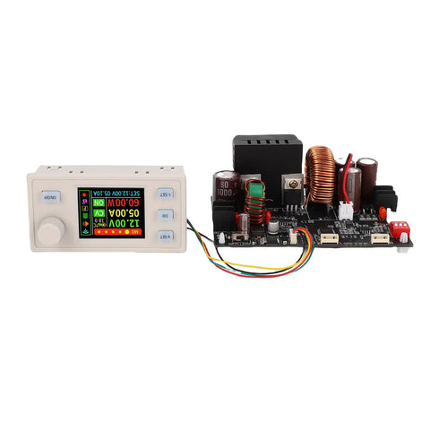 Adjustable 1200W DC CNC Regulated Power Supply for Laboratory Use, showing LED display and circuit board components.