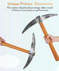 Lightweight Simulation Foam Fake Pickaxe Prop For Stage Performances And Halloween Dwarf Costumes Realistic Look And Easy To Handle