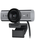 Next Level Ultra HD 4K Webcam For Smooth Streaming And Remote Calls Featuring AI Enhanced Framing And Crisp Gameplay Capture That Legit Goes Hard In Graphite, front view with lens detail.