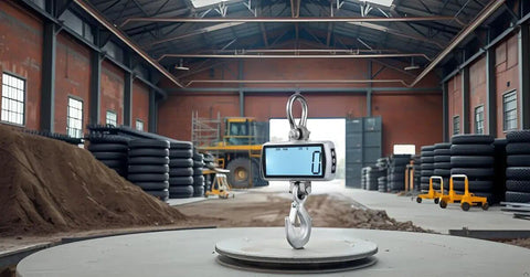 1000kg 2000 Lb Postal Scale Beefed-Up Heavy Duty Crane Scale Industrial Hanging Scale With Touch Key LCD Display in factory setting