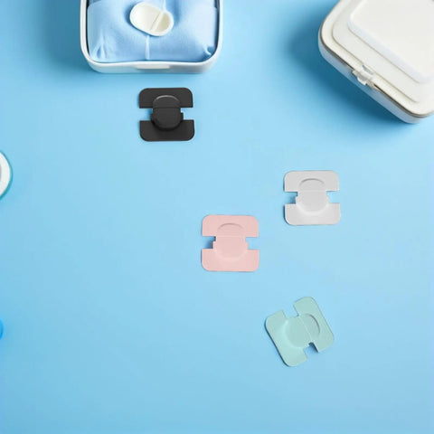 4 Pack Kid Proof Fridge And Cabinet Latch Set With Invisible Design Made From ABS Material For Safe Home And Kitchen Use