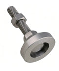 Adjustable Leveling Feet Set 4 Pcs Stainless Steel M12x50mm Threads Beefy Heavy Duty, close-up view, 304 stainless steel