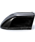 Side view of Heavy Duty High Flow Roof Vent Cover for RVs With Easy Open Cap and Aerodynamic Design, Fits Most 14x14 Roof Vents
