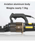 USZWBY Portable Hydraulic Rebar Cutter 900W Handheld Steel Bar Cutting Machine with aviation aluminum body, weighs 7.3kg.
