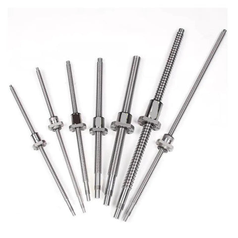 Top Tier C5 Grade RM 20 Series Ballscrew With Machined Ends For CNC Machine Buildouts Includes Ballnut In Sweet 1200mm Length.