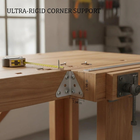 Stainless Steel 90 Degree L Bracket For Cabinet Corners And Floating Shelves Built To Last Heavy Duty Furniture Reinforcement view