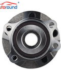 Front view of wheel hub and bearing assembly with five lugs for Toyota RAV4 2006-2018, Mirai 2016-2020, Scion tC 2011-2016