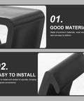Close-up of black Sectional Sofa Fasteners and Rattan Furniture Clips for Wicker Chairs, highlighting material and installation ease.