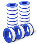 15 Rolls Of PTFE Teflon Plumbers Tape One Half Inch Wide By Three Hundred Ninety Four Inch Long White Thread Seal Tape for pipes
