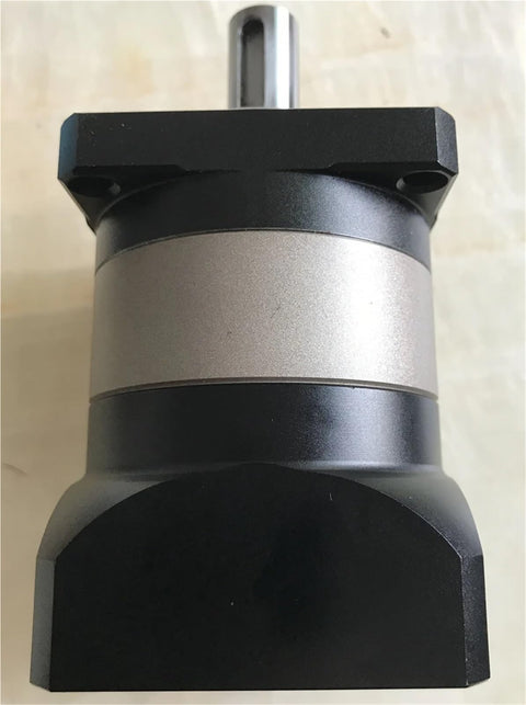 Top view of PLF120 High Precision Planetary Gearbox Reducer Featuring Dead Nuts Accurate Seven Arcmin Backlash And Rock Solid Build.