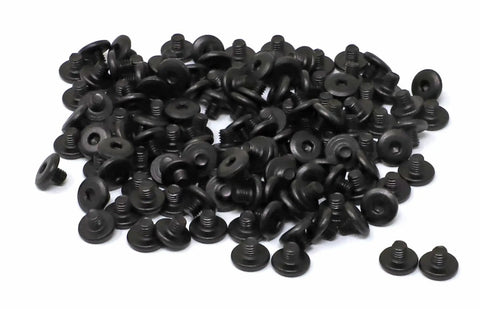 No Cap Premium Heavy Duty M3 X 3mm Stainless Steel 304 Hex Socket Flat Head Cap Screws With Stealth Black Oxide Finish Count 100