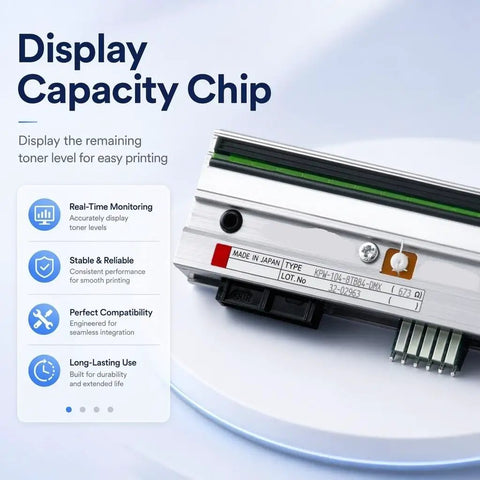 Legit 203Dpi Thermal Printer Printhead Replacement For Datamax H4212 And A4212 Direct Drive Print Engine showing the capacity chip.