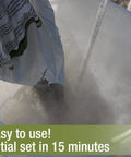 Mixing Concrete Patch And Repair Mortar For Sidewalks Driveways And Curbs, Fast Setting Exterior Patch Kit, 20 Pound Bag