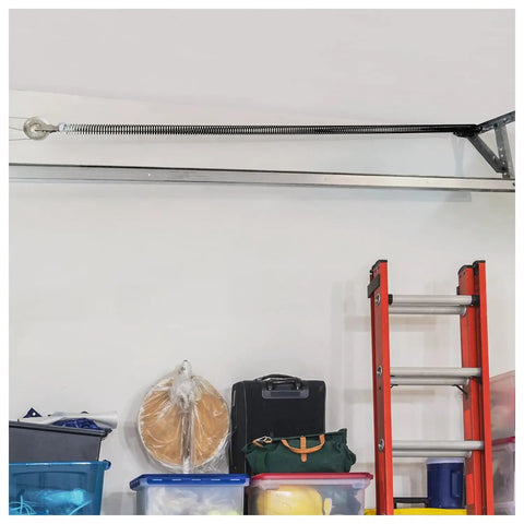 Beefy Heavy Duty Double Looped Garage Door Extension Springs For 7ft High Doors 160 LB Brown With Black Coated Finish