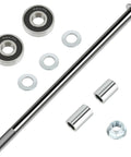 Rear Axle Kit For Mini Bike 12mm 270mm With 6201RS Bearings Nut Bolt Set Replacement For Coleman CT100U Minibike parts shown