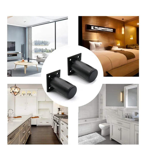 Adjustable Aluminum Furniture Legs For Sofa And Table Four Pack Height Adjusts Two Centimeter Height Stabilize Uneven Floors