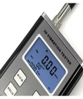Digital Vibration Meter VM6370 Handheld Vibration Tester For Pro Grade Machine Analysis, Compact 130x76x32 mm Tool With Battery Indicator And Two Digit Data Output, Portable Easy Read Display And Rugged Build close-up display