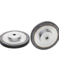 1M 120T Spur Gear For Precision Transmission, beefy low carbon steel motor gear with 8 10 or 12mm bore, 120 teeth