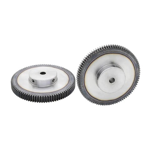 1M 120T Spur Gear For Precision Transmission, beefy low carbon steel motor gear with 8 10 or 12mm bore, 120 teeth