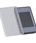 Wireless Battery Monitor With Smart Hall Sensor Tech And Dead Simple Install Featuring A Snappy 2.4 Inch Color LCD Screen For Rock Solid Power Tracking Up To 500 Volts, displaying LCD screen with protective cover.