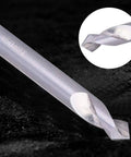 Side view of Baxnore spotting drill bit, tungsten steel, HRC 55, 90-degree center, for drilling machines