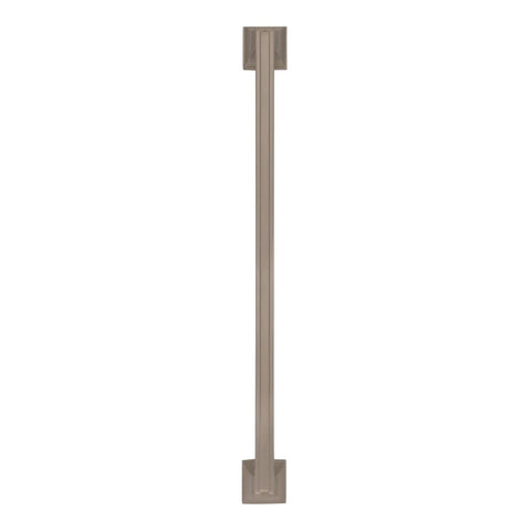 Beefy Satin Nickel 12 Inch Center To Center Appliance Pull For Paneled Appliances And Large Cabinets Mulholland Style Drawer Pull Traditional