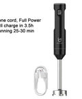 Total Game Changer Cordless Hand Blender With Whisk For Smoothies Soups And Baby Food Purees Featuring Heavy Duty Rechargeable Motor and USB-C cable