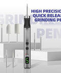 Premium Mini Cordless Rotary Grinder With Five Speed Settings For Cell Phone And PCB Repair Type C Quick Charge Craft Tool Kit and seven bits