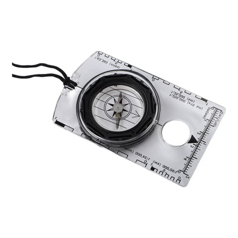Orienteering Baseplate Compass with 360 Degree Bezel and Magnifier for Hiking Camping Scouting and Survival Navigation Gear