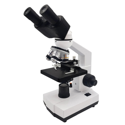 Student Grade Compound Binocular Microscope With 40X To 5000X High Magnification And Large Field Of View, Achromatic Lenses